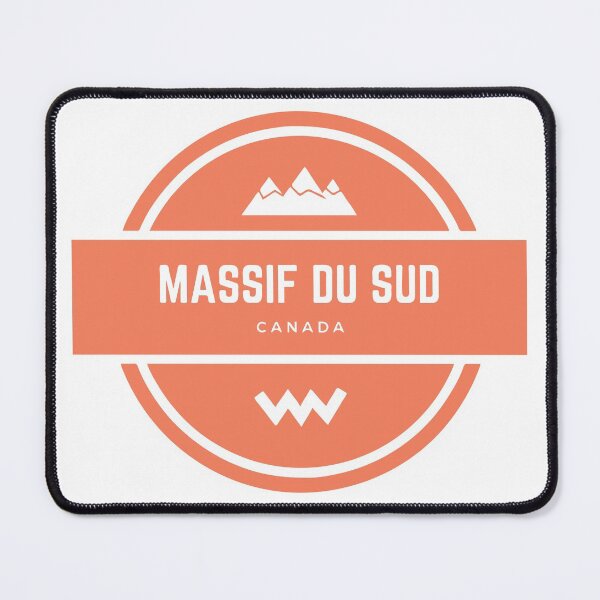 Item preview, Massif du Sud Resort in Quebec, Canada, North America - Mountain Hiking Snowboard Ski Resort Vintage Logo designed and sold by Vintage-TM.