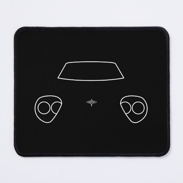 Item preview, Marcos British classic sports car white outline graphic designed and sold by soitwouldseem.