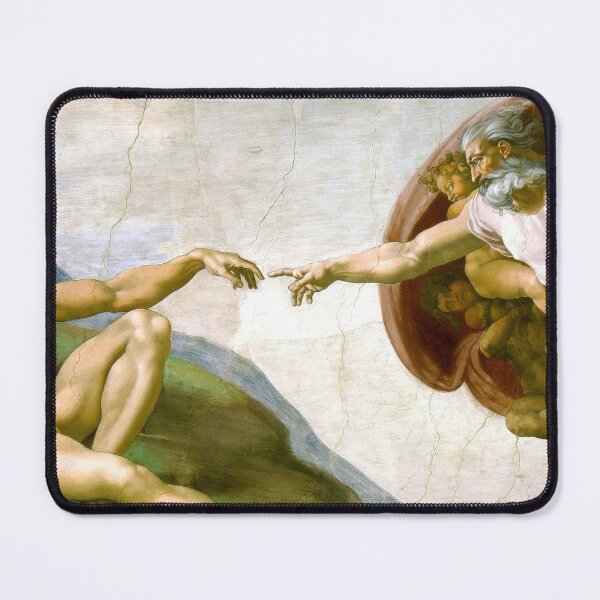 Item preview, The Creation of Adam Painting by Michelangelo Sistine Chapel designed and sold by podartist.