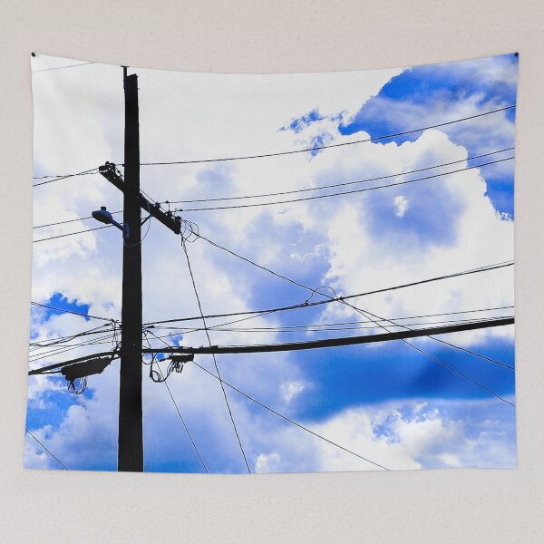 Item preview, Powerline in the Clouds designed and sold by theblueofmyeye.
