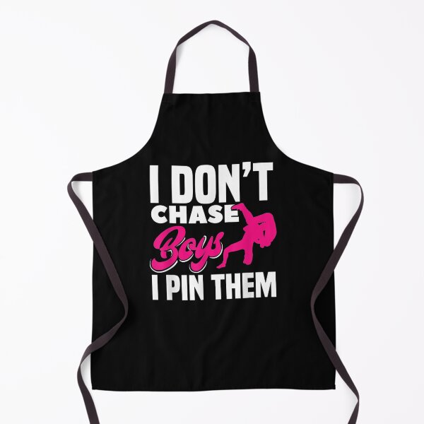 Item preview, I Don't Chase Boys I Pin Them Girls Wrestling designed and sold by beata155.