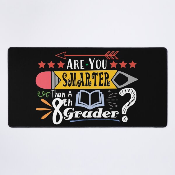 Item preview, Are You Smarter Than A Eighth Grader? (Dark) designed and sold by the-krisney-way.