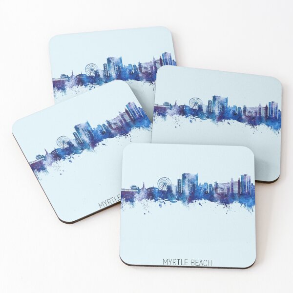 Item preview, Myrtle Beach South Carolina Skyline designed and sold by ArtPrints.