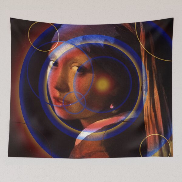 Item preview, Girl With A Pearl Earring - Abstract Gradient designed and sold by theblueofmyeye.