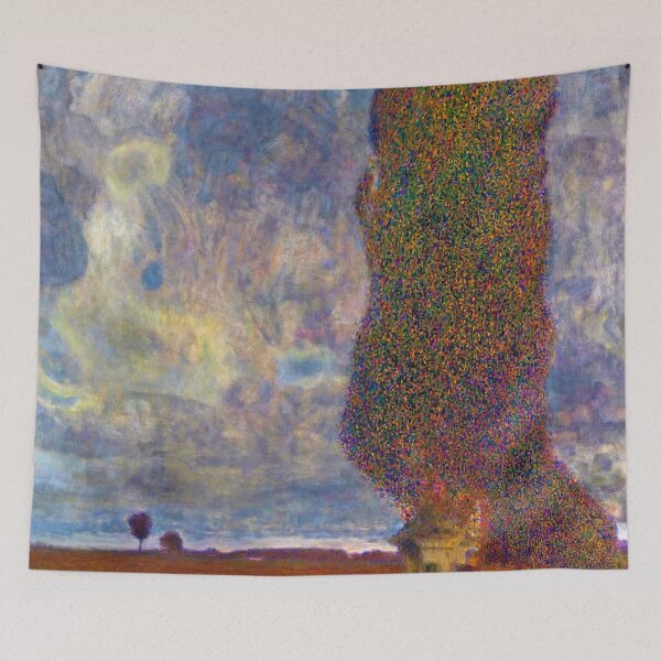 Item preview, Gustav Klimt "Approaching Thunderstorm (The Large Poplar II)" designed and sold by Alexandra Dahl.