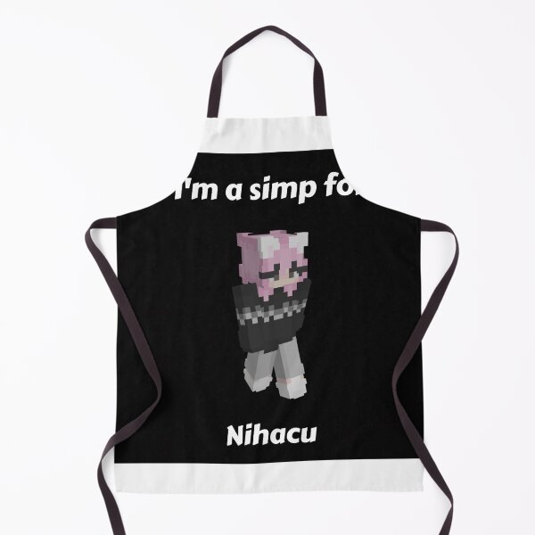 Item preview, I'm a simp for Nihacu (Black Base) designed and sold by thecorvidking.