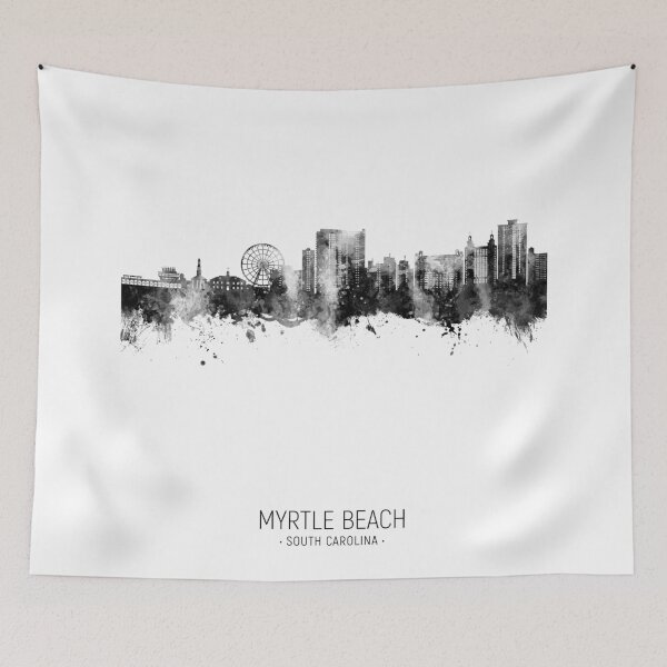 Item preview, Myrtle Beach South Carolina Skyline designed and sold by ArtPrints.