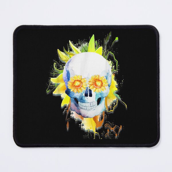 Item preview, Dia De Los Muertos And Halloween Sunflower Skull designed and sold by beata155.