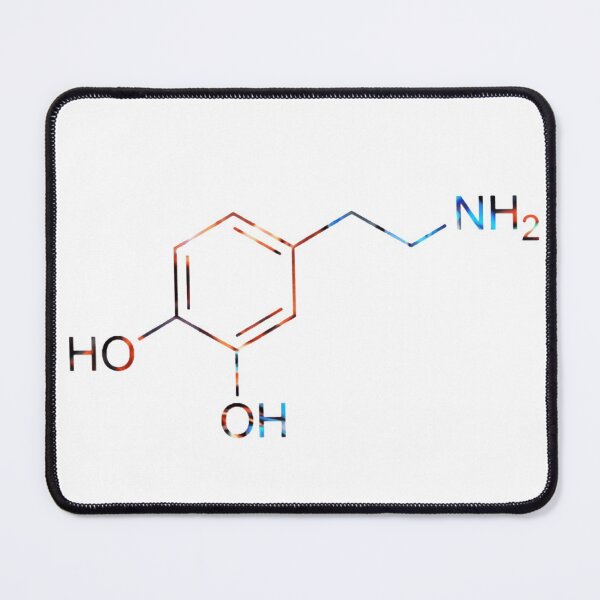 Item preview, Dopamine Chemical Structure designed and sold by radiantdark.