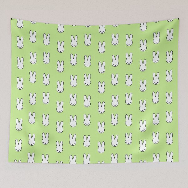 Item preview, cute pastel green bunnies design designed and sold by moonbean-art.