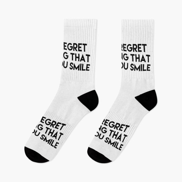Item preview, never regret anything that made you smile  designed and sold by Dipalo.