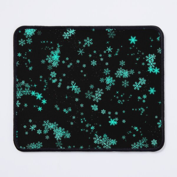 Artikelvorschau, Cyan Schneeflocken entworfen und verkauft von SariePhotograph.