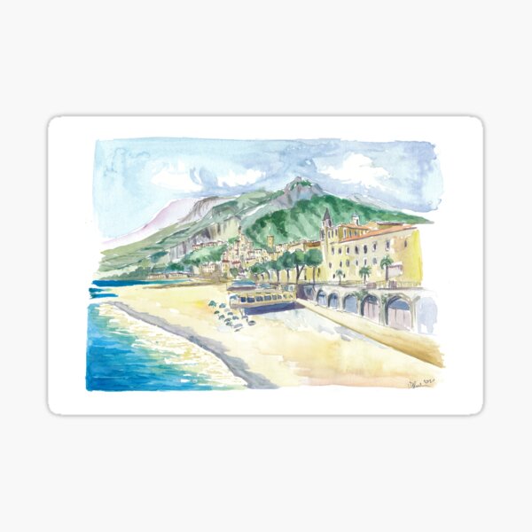 Item preview, Summer Time at Amalfitana Beach Golfo di Salerno designed and sold by artshop77.