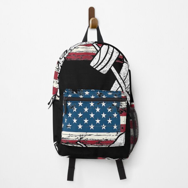 Item preview, Vintage Usa American Flag Ice Hockey Goalie Winter Sports designed and sold by beata155.
