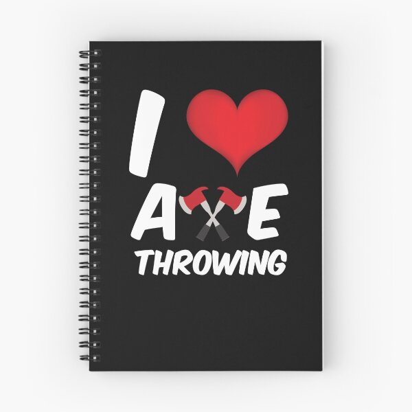 Item preview, Funny Axe Throwing I love heart axe throwing designed and sold by Click-Like.