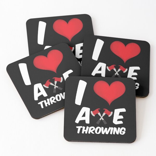 Item preview, Funny Axe Throwing I love heart axe throwing designed and sold by Click-Like.