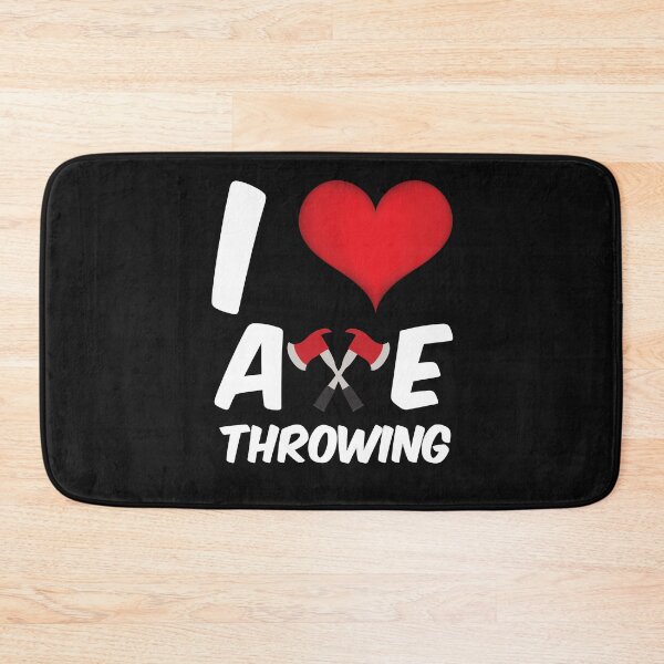 Item preview, Funny Axe Throwing I love heart axe throwing designed and sold by Click-Like.