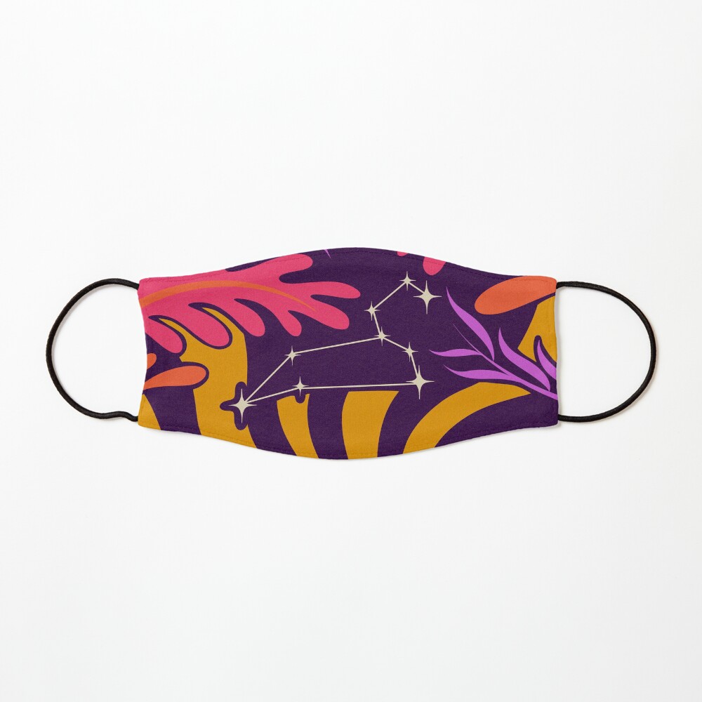 Abstract Leo Zodiac Mask