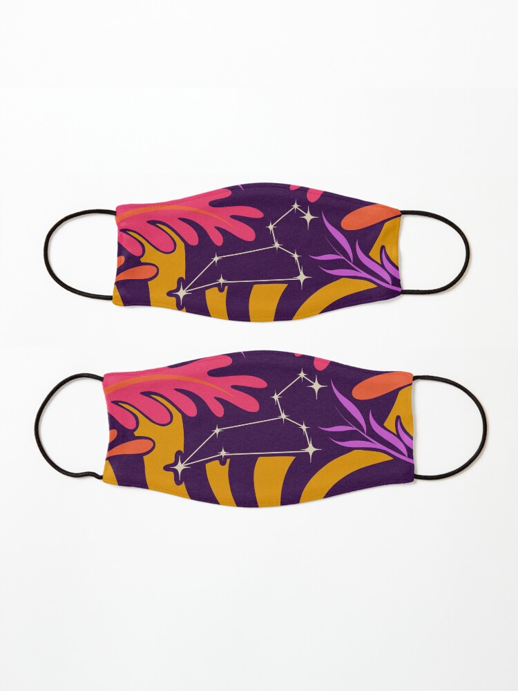 Alternate view of Abstract Leo Zodiac Mask