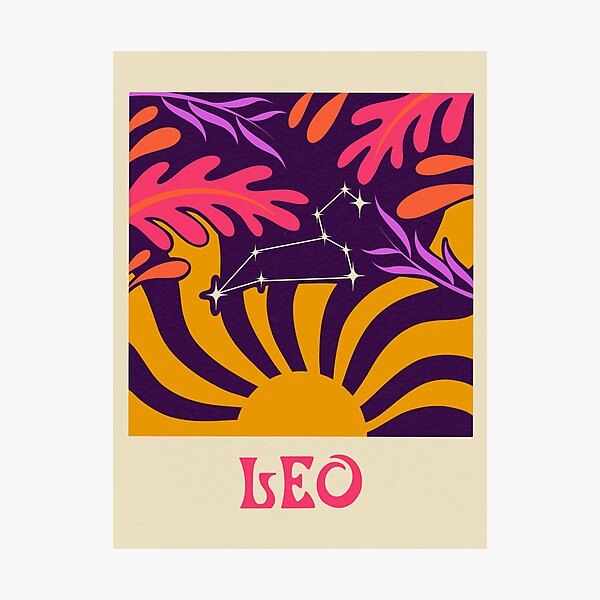 Item preview, Abstract Leo Zodiac designed and sold by mossandmoon.