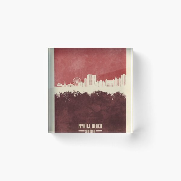 Item preview, Myrtle Beach South Carolina Skyline designed and sold by ArtPrints.