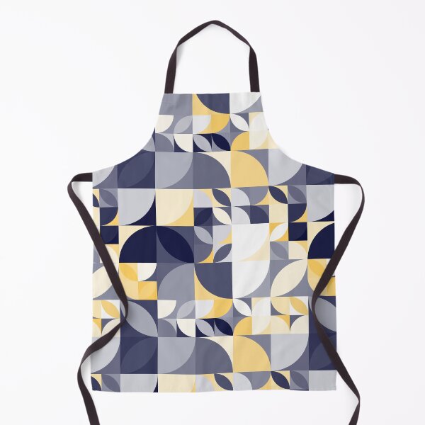 Item preview, Circle Square Print - Grey and Yellow designed and sold by theblueofmyeye.