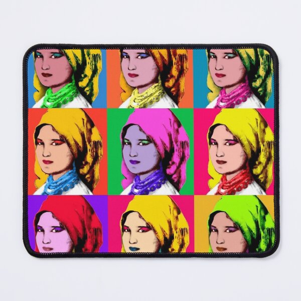 Item preview, Pop Art Peasant Woman | Grigoresco x Warhol designed and sold by visualteo.