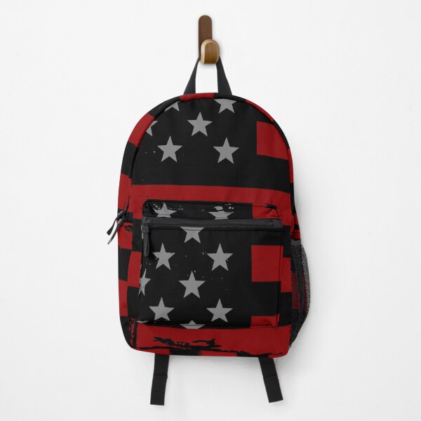 Item preview, Grunge American Flag - Gray and Red designed and sold by blackdogshop.