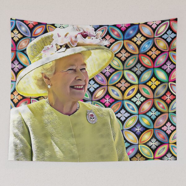Item preview, The Queen With A Yellow Hat designed and sold by theblueofmyeye.