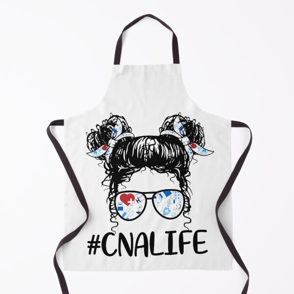 Item preview, Messy Hair Woman Bun CNA LIFE , Certified Nursing Life, Scrub Life Nursing designed and sold by ARTsPlural.