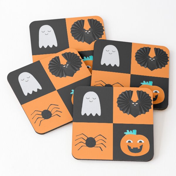 Item preview, Halloween Collection | Ghost Bat Spider Pumpkin designed and sold by BeeMeCreative.