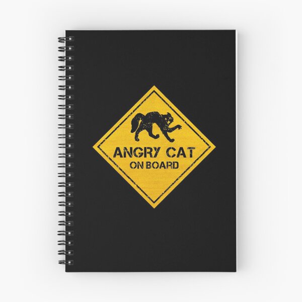 Item preview, Angry Cat On Board Sticker Sign For Cars | Christmas Gift designed and sold by CAUTION SHOP.