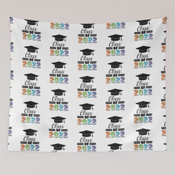 Item preview, Class of 2022 3 star multicolor - black letters designed and sold by FlorenciaBliss.