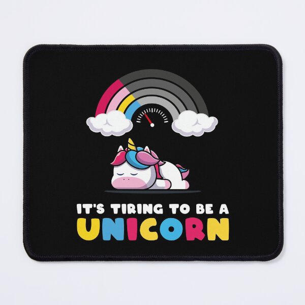 Item preview, It's tiring to be a unicorn  designed and sold by Mad-Minds.