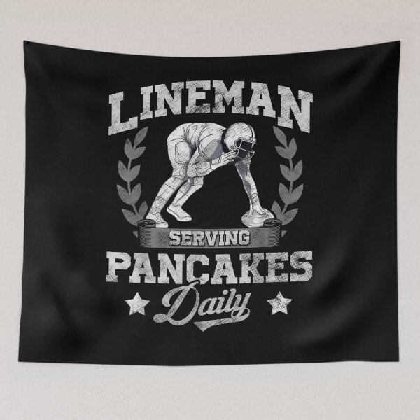 Item preview, Lineman Serving Pancakes Daily Offense designed and sold by beata155.