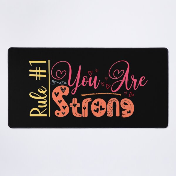 Item preview, Rule #1: You Are Strong (Dark) designed and sold by the-krisney-way.