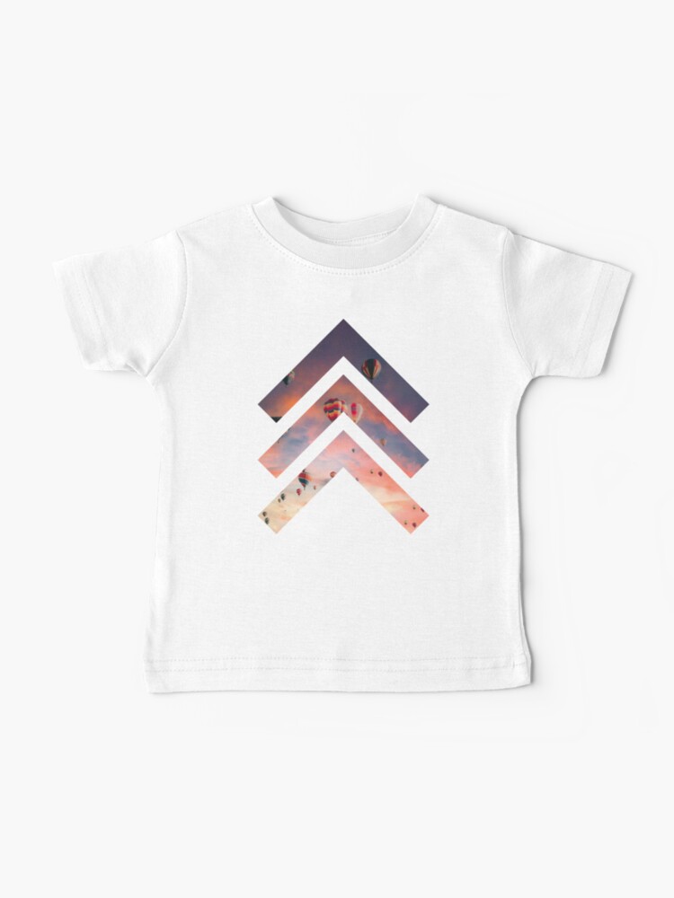 Thumbnail 1 of 2, Baby T-Shirt, Balloon flight to see sunset designed and sold by Butterfly-Dream.