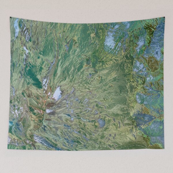 Item preview, Mount St Helens Volcano Washington False Color Image designed and sold by Jim Plaxco.