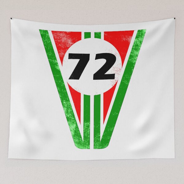Item preview, 50th birthday Lancia Alitalia inspired distressed look designed and sold by OfficeShedInd.