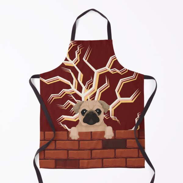 Item preview, PUG ON THE WALL designed and sold by gabbygeorgechen.