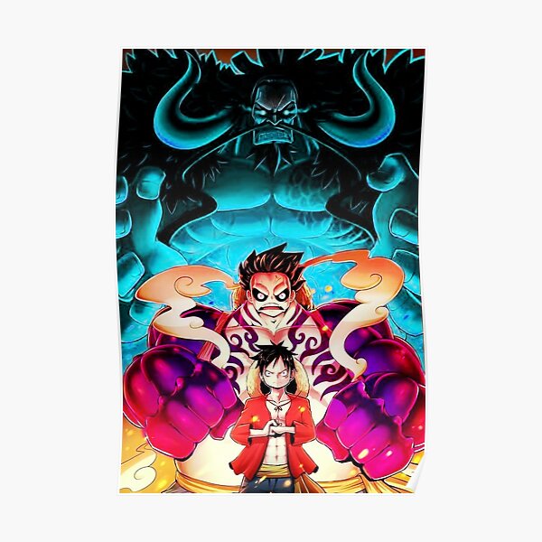 Luffy Vs Kaido Posters Redbubble