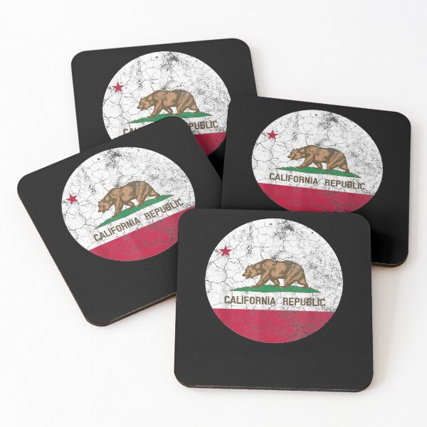 Item preview, California Flag Republic Retro Distressed Gift designed and sold by beata155.