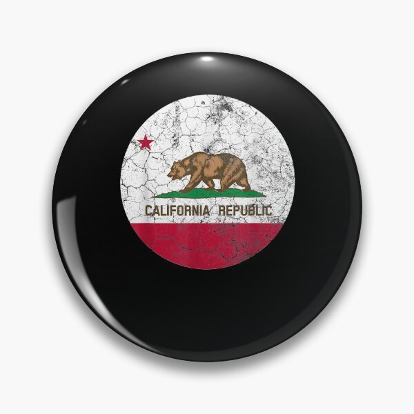 Item preview, California Flag Republic Retro Distressed Gift designed and sold by beata155.