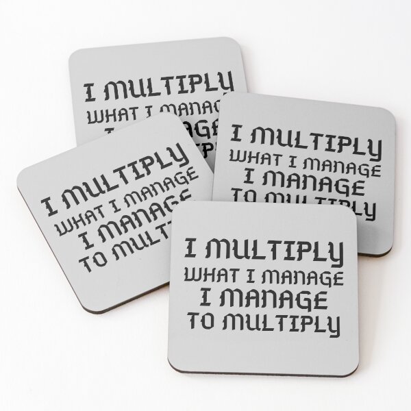 Item preview, I multiply what i manage , i manage to multiply designed and sold by Kuitoo.