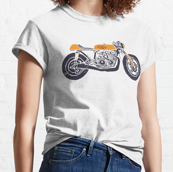 Yellow Cafe Racer, Honda CB, Honda Motorcycles, Honda cafe racer Classic T-Shirt