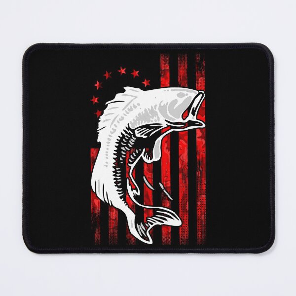 Item preview, Cool Bass Fishing Betsy Ross Early American Flag for Fisherman designed and sold by CharJens.