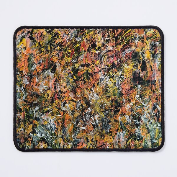Item preview, Modern Art, abstract, neon, orange, black, withe designed and sold by Rebecca  Anna Aerni.
