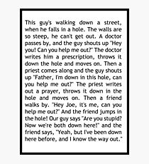 "I know the way out" - speech from The West Wing Photographic Print