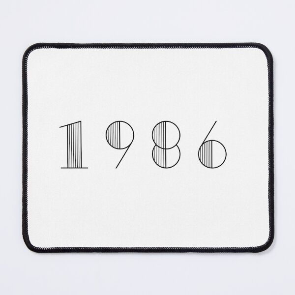 Item preview, Vintage Paris 1986 Black Numbers Typography Birth Date designed and sold by Birthdates.