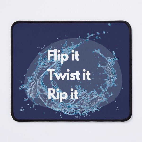 Item preview, Flip it, twist it, rip it designed and sold by With-Odin.